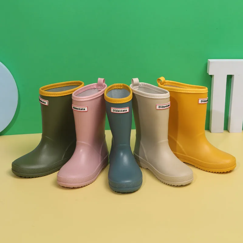 Soft Sole Booties - Baby Mid-Calf Non-Slip Rain Boots Kids