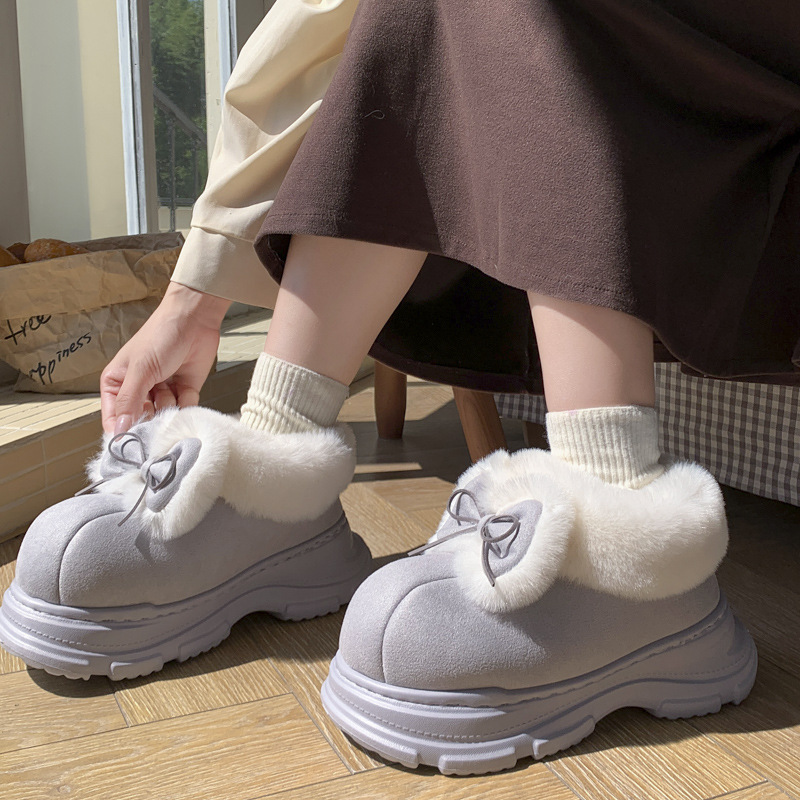 Warm Faux Fur Fluffy Slippers  - đánh giá và giá Soft Sole Booties