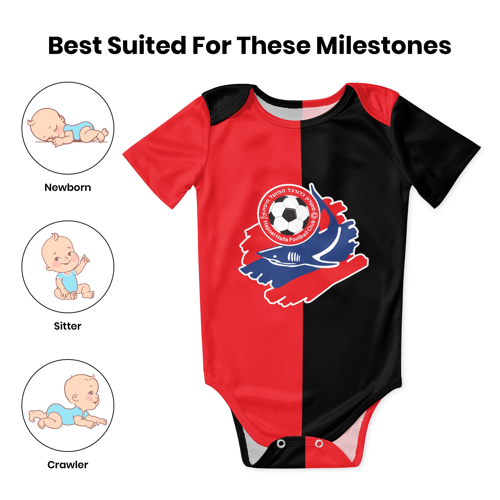 Hapoel Haifa Baby Bodysuit Uni - đánh giá và giá Baby Clothing For Boys
