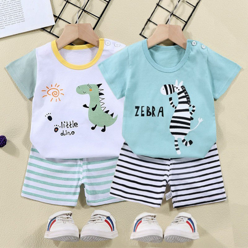 Cotton Tees+Shorts 2-piece Tra - đánh giá và giá Baby Clothing Dividers