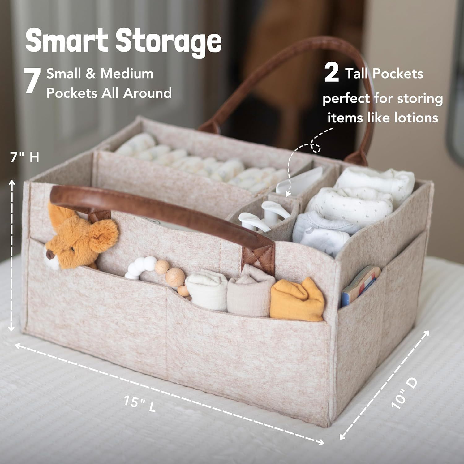 Baby Felt Storage Nursery Orga - đánh giá và giá Baby Clothing Hamper