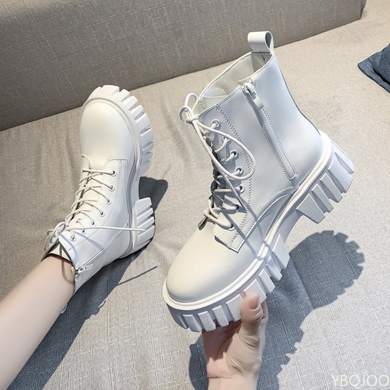Thick soled lace up boots for  - đánh giá và giá Soft Sole Booties