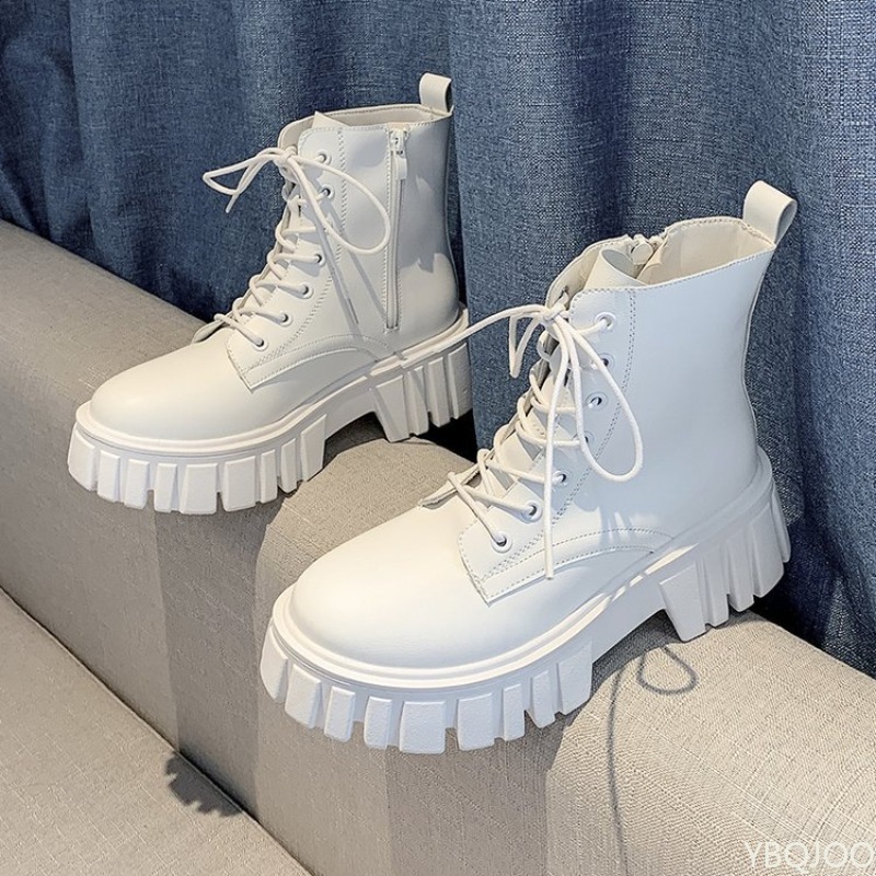 Thick soled lace up boots for  - đánh giá và giá Soft Sole Booties