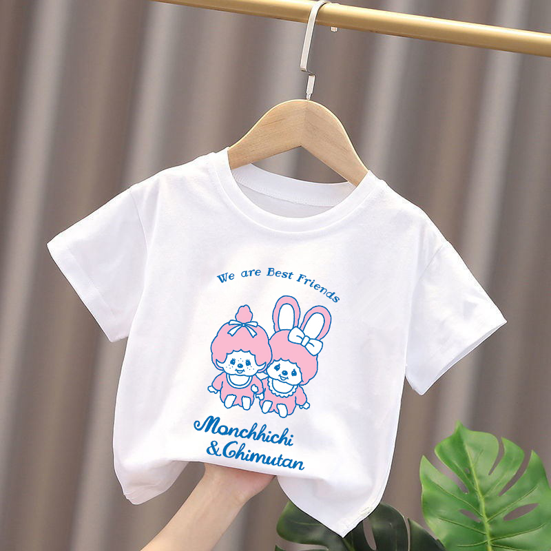 Monchhichi Kids T-shirts Anime - đánh giá và giá Baby Clothing For Boys