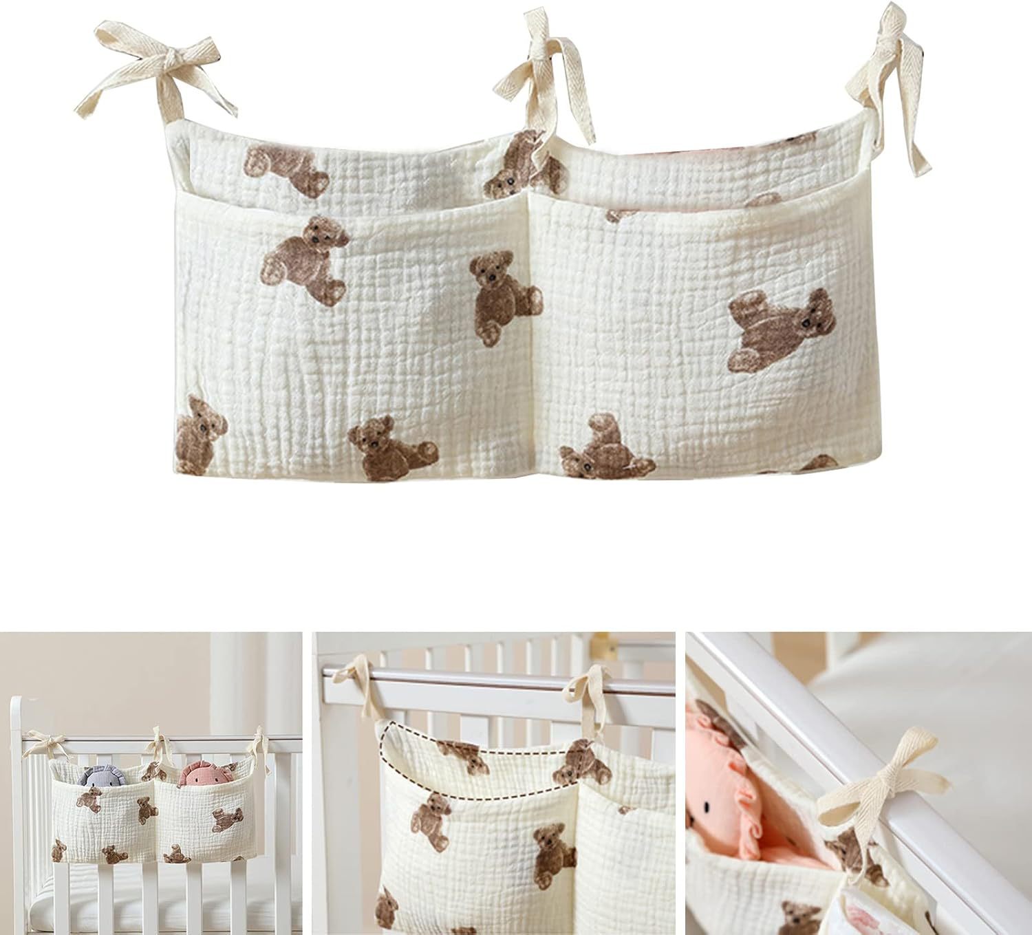 Baby Crib Organizer Cot Caddy  - đánh giá và giá Baby Clothing Hamper