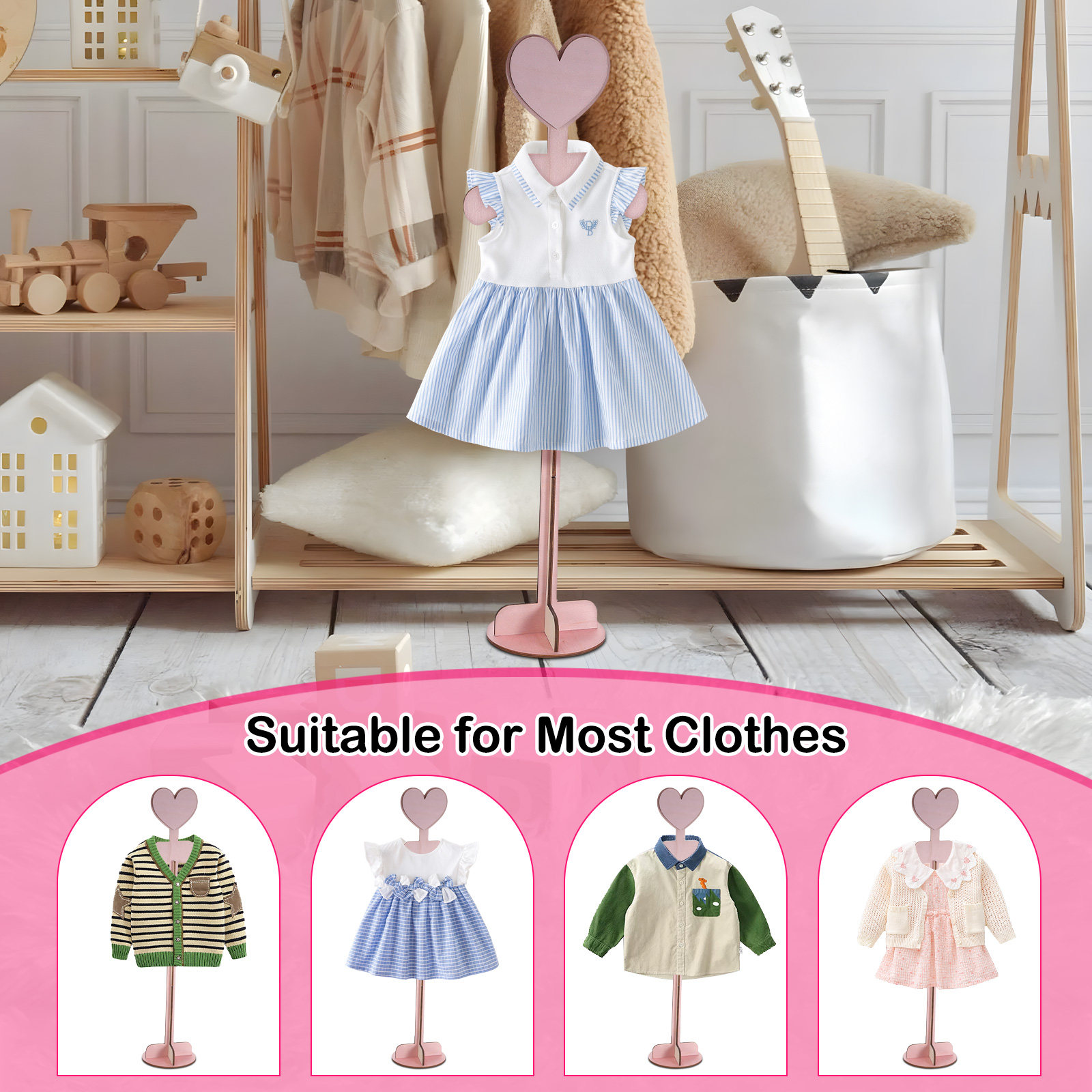 Wooden Baby Clothes Display St - đánh giá và giá Baby Clothing Display Stand