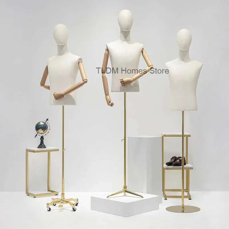 Mannequin Male Half-length Man - đánh giá và giá Baby Clothing Display Stand