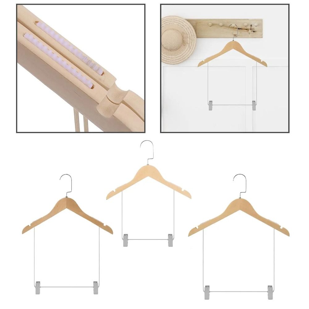 Solid Wood Suit Hangers Underw - đánh giá và giá Baby Clothing Display Stand