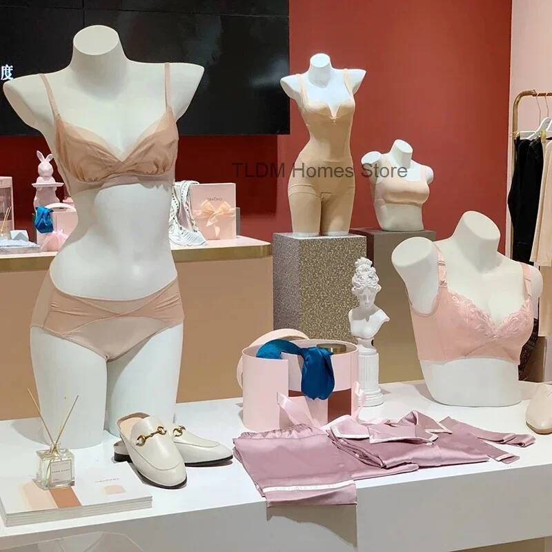 Half-length Underwear Mannequi - đánh giá và giá Baby Clothing Display Stand