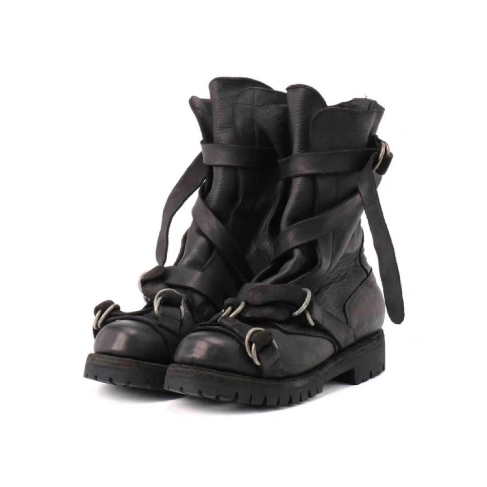 Men's Leather Motorcycle Boots - đánh giá và giá Soft Sole Booties