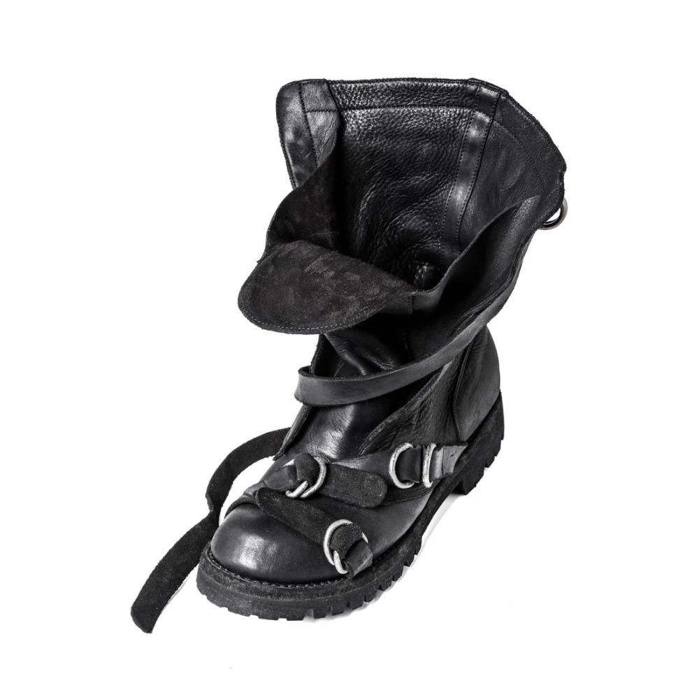 Men's Leather Motorcycle Boots - đánh giá và giá Soft Sole Booties